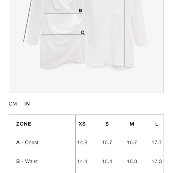 Zara $89  LACE DENIM DRESS BLUE GREY 6045/003 NWT S M L - Picture 13 of 13